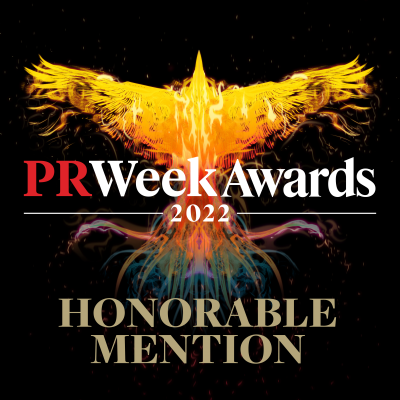 fuoco awarded Honorable Mention at PRWEEK Awards 2022